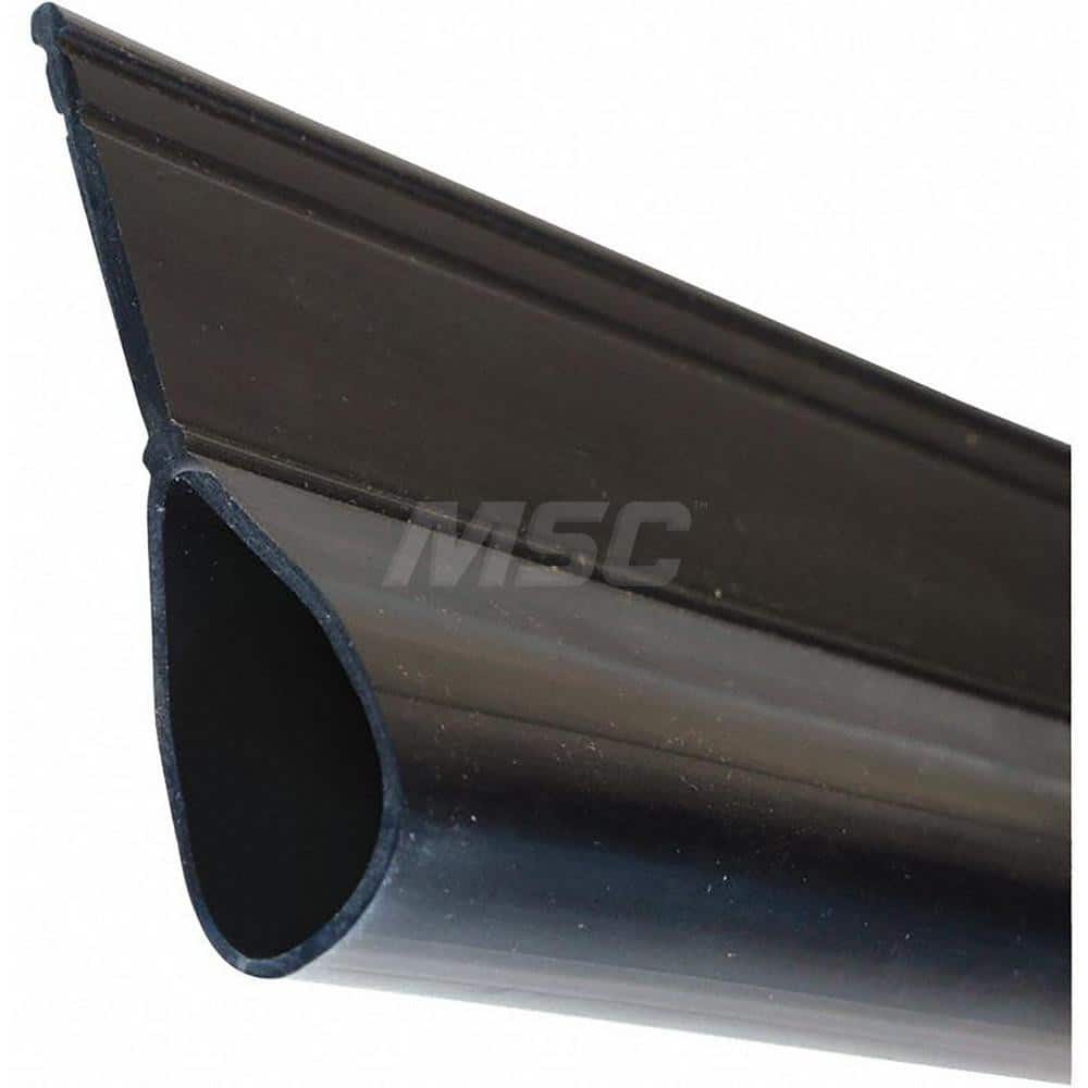 Garage Door Hardware; Type: Garage Door Weatherseal  ; For Use With: Commercial Doors; Material: Steel; Overall Length: 150.00; Overall Width: 1; Overall Height: 1.25; Color: Black; Includes: Two 75 ft. Rolls; Length (Inch): 150.00; Color: Black; For Use