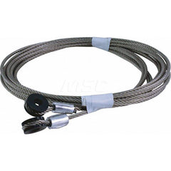 Garage Door Hardware; Type: Garage Door Cable Assembly, Spring Lift; For Use With: Commercial Doors; Material: Steel; Hardware Diameter: .125; Overall Length: 104.00; Finish/Coating: Galvanized; Length (Inch): 104.00; For Use With: Commercial Doors; Finis