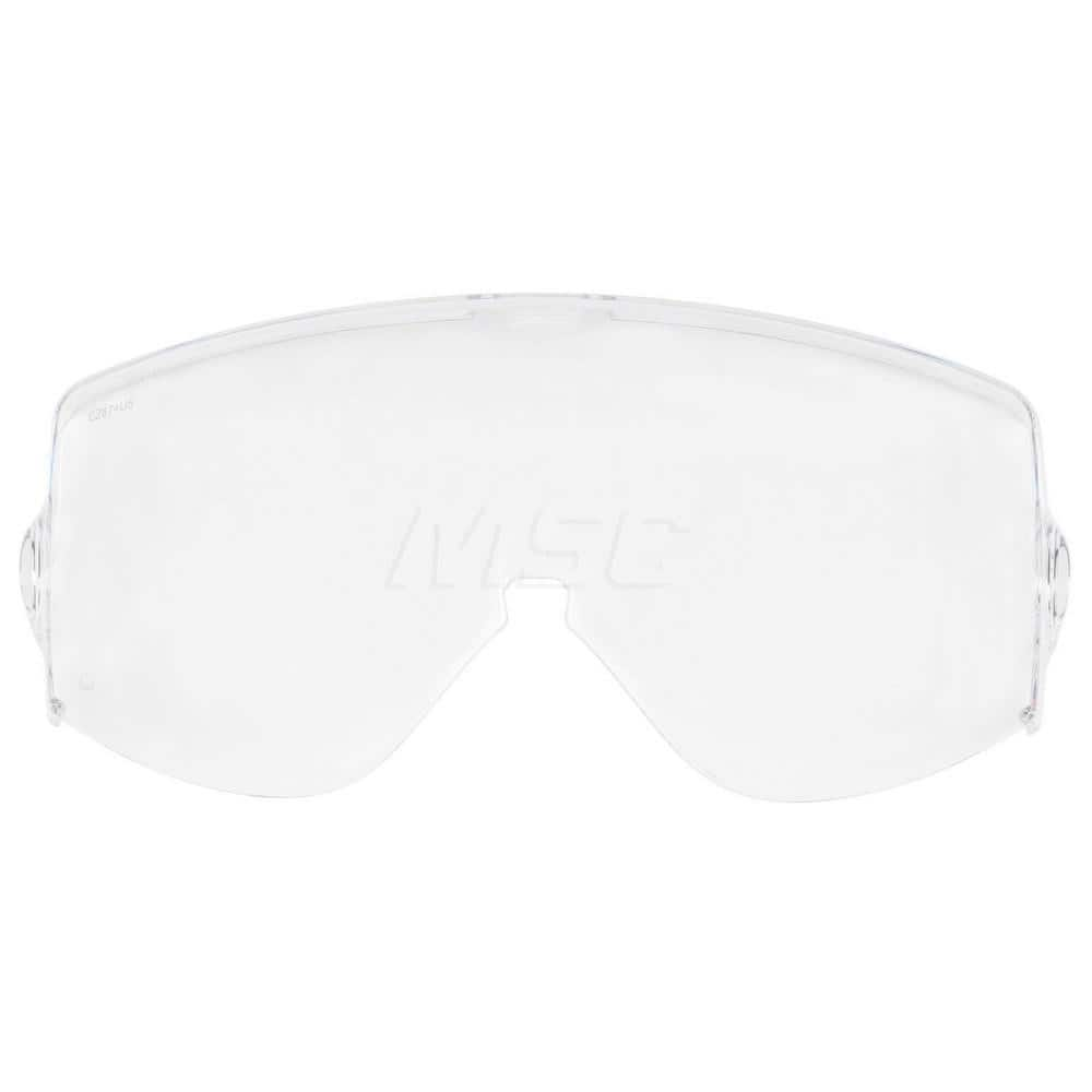 Safety Goggles: Chemical Splash Dust & Particulates, Anti-Fog, Clear Polycarbonate Lenses Indirect Vent, Gray Frame, Size Universal