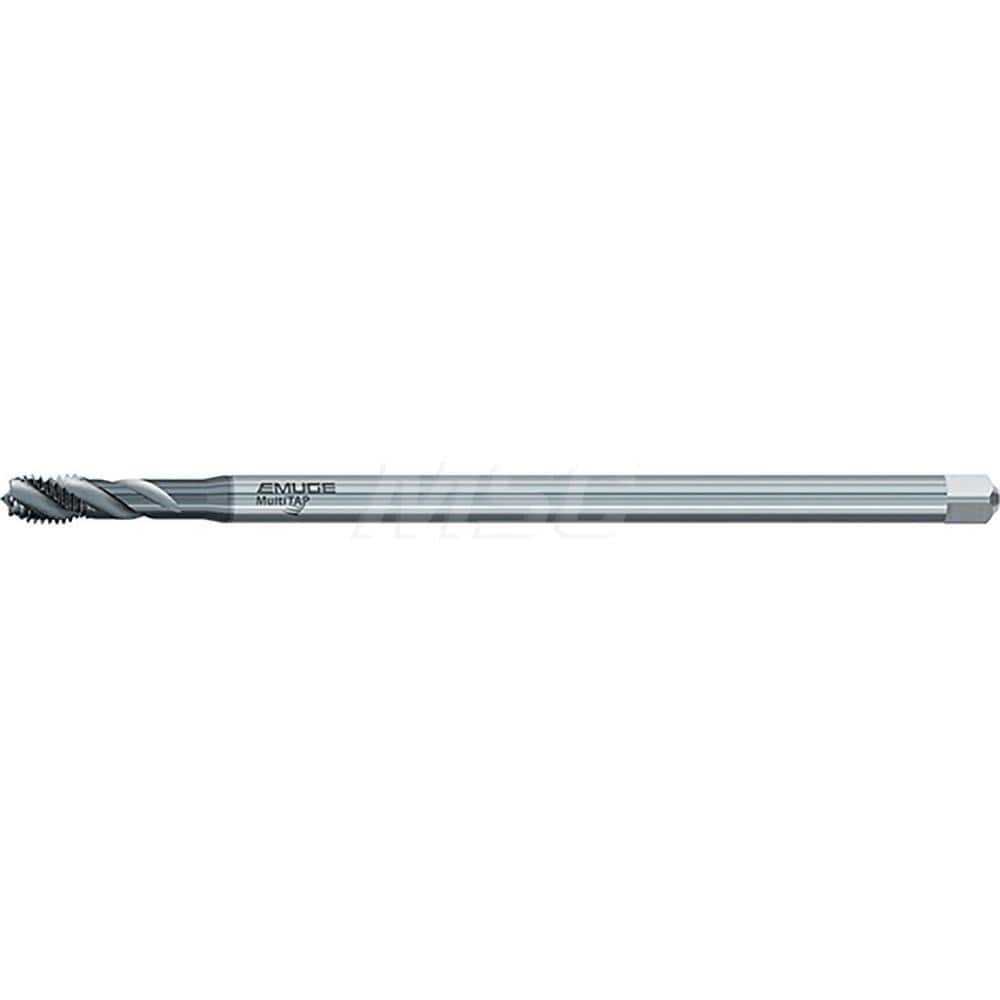 Extension Tap: 10-32, 3 Flutes, TiCN Finish, Cobalt, Long Reach 2-3 P, 5.51″ OAL, 0.591″ Thread Length, 2B & 3B Class of Fit