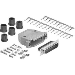 Male D-Sub RS-232 Serial DB25 Adapter For Data Networks, Serial Data Transmission Device Management & Instrument Control