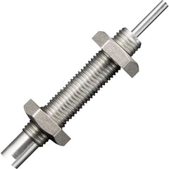 Standard-Duty Shock Absorber: 1.2 mm Rod Dia, 8.1 mm OD, 4 mm Stroke, M4 x 0.5 Thread 28.6 mm OAL, 2.5 lb Force