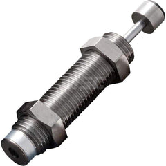 Standard-Duty Shock Absorber: 3.5 mm Rod Dia, 19.6 mm OD, 12 mm Stroke, M14 x 1.5 Thread 78 mm OAL, 8.9 lb Force