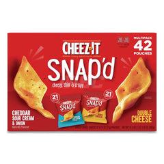 Snacks, Cookies, Candy & Gum; Snack Type: Crackers; Flavor: Cheddar Sour Cream & Onion; Double Cheese; Container Size: 0.75 oz; Breakroom Accessory Type: Crackers; Breakroom Accessory Description: Cheddar Sour Cream & Onion; Double Cheese