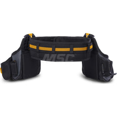 Tool Aprons & Tool Belts; Tool Type: Tool Belt; Minimum Waist Size: 32; Maximum Waist Size: 48; Material: Polyester; Number of Pockets: 17.000; Color: Yellow; Black; Belt Type: Padded; Adjustable; Overall Width: 22; Overall Length: 5.91; Insulated: No; Te