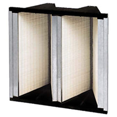 PRO-SOURCE - Pleated & Panel Air Filters Filter Type: V-Bank Mini-Pleat Nominal Height (Inch): 20 - Benchmark Tooling