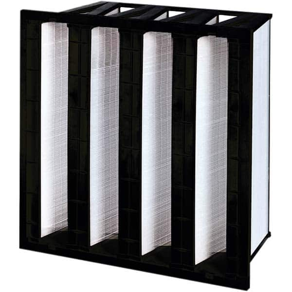 PRO-SOURCE - Pleated & Panel Air Filters Filter Type: V-Bank Mini-Pleat Nominal Height (Inch): 24 - Benchmark Tooling