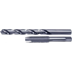 Cle-Line - Tap & Drill Sets Minimum Tap Thread Size (Inch): 1/2-13 Maximum Tap Thread Size (Inch): 1/2-13 - Benchmark Tooling