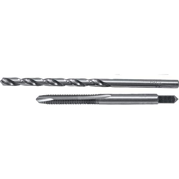 Cle-Line - Tap & Drill Sets Minimum Tap Thread Size (Inch): #10-32 Maximum Tap Thread Size (Inch): #10-32 - Benchmark Tooling