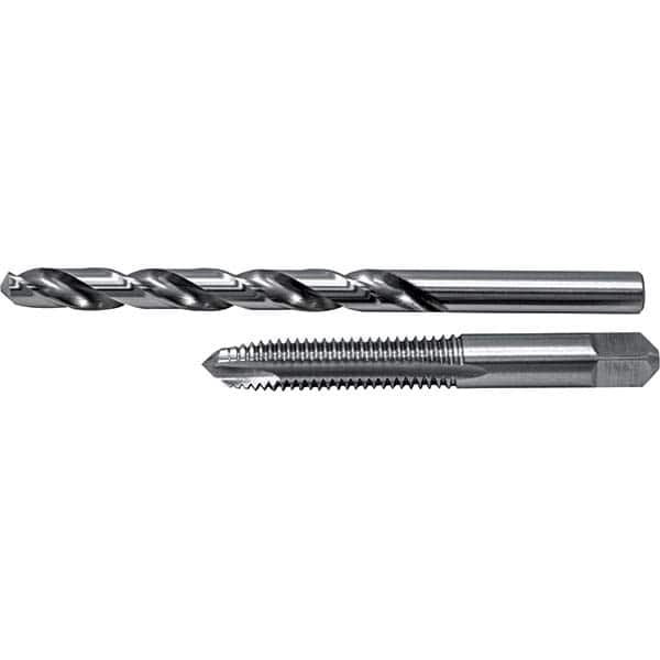 Cle-Line - Tap & Drill Sets Minimum Tap Thread Size (Inch): 3/8-16 Maximum Tap Thread Size (Inch): 3/8-16 - Benchmark Tooling