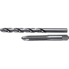 Cle-Line - Tap & Drill Sets Minimum Tap Thread Size (Inch): 3/8-16 Maximum Tap Thread Size (Inch): 3/8-16 - Benchmark Tooling