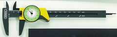 0 - 6'' Measuring Range (64ths / .01mm Grad.) - Plastic Dial Caliper - #142 - Benchmark Tooling