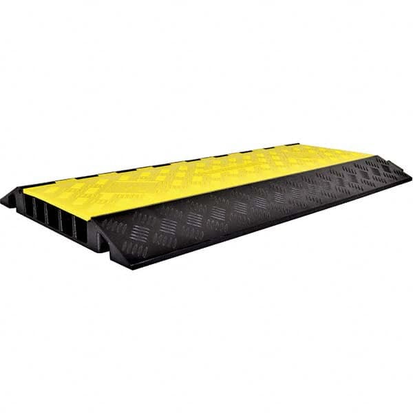 Powerhouse - On Floor Cable Covers Cover Material: Polyethylene Number of Channels: 5 - Benchmark Tooling