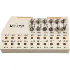 Mitutoyo - Micrometer Accessories Type: Anvil Set For Use With: Screw Thread Micrometer - Benchmark Tooling