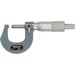 Mitutoyo - Spherical Face Micrometers Operation Type: Mechanical Minimum Measurement (Decimal Inch): 0 - Benchmark Tooling