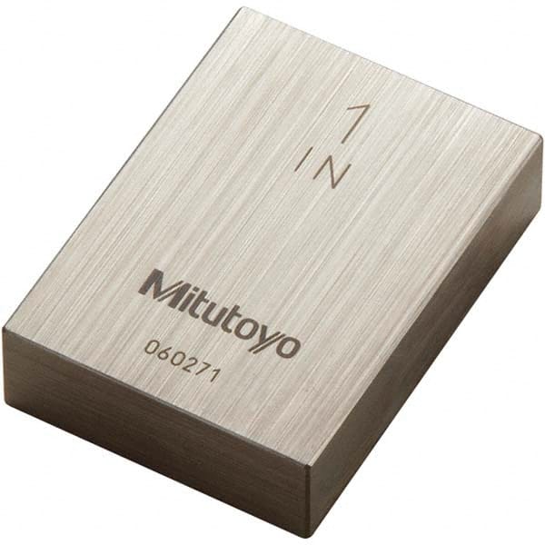 Mitutoyo - Gage Blocks & Spacers Type: Gage Block Size (Decimal Inch): 1.00000 - Benchmark Tooling