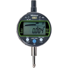 Mitutoyo - Electronic Drop Indicators Minimum Measurement (mm): 0.00 Maximum Measurement (mm): 12.7 - Benchmark Tooling