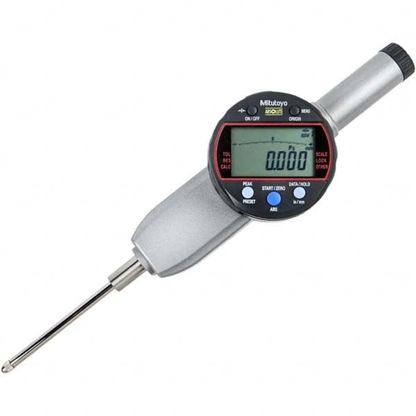 Electronic Drop Indicator: 0 to 2″ Range Accurate to  ±.00025″, Flat Back Calibrated