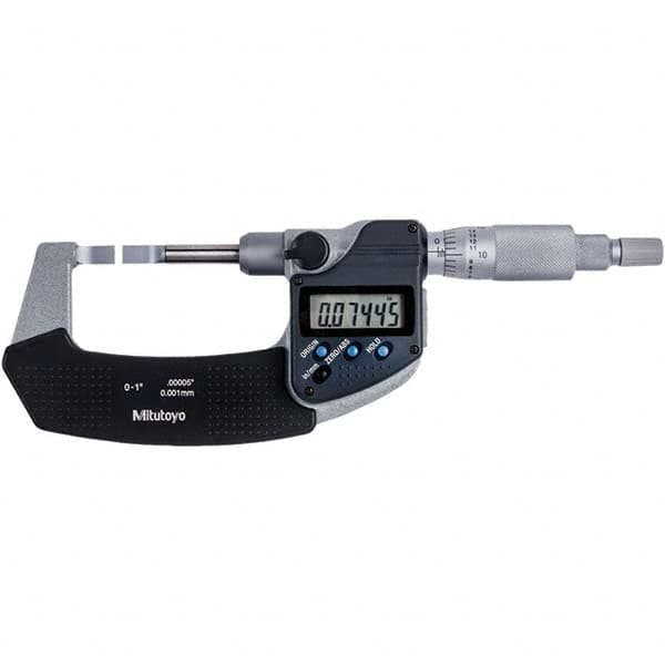 Mitutoyo - Blade Micrometers Operation Type: Electronic Minimum Measurement (Decimal Inch): 0 - Benchmark Tooling