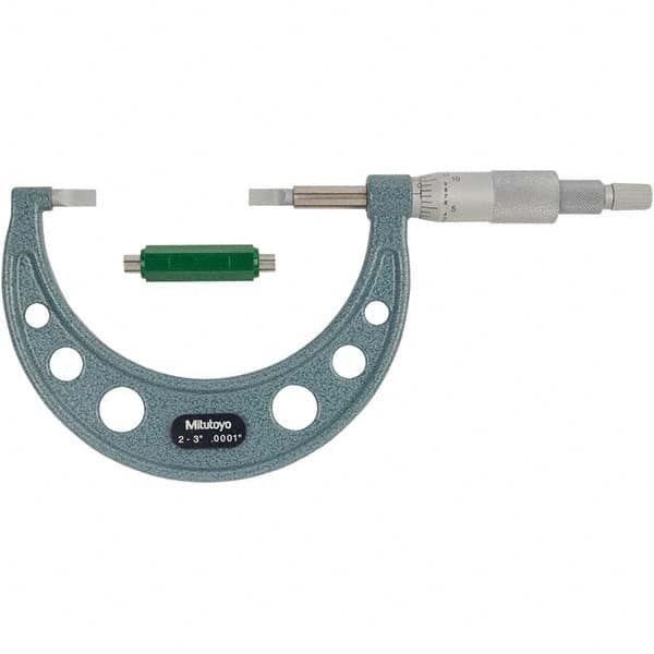 Mitutoyo - Blade Micrometers Operation Type: Mechanical Minimum Measurement (Decimal Inch): 2 - Benchmark Tooling