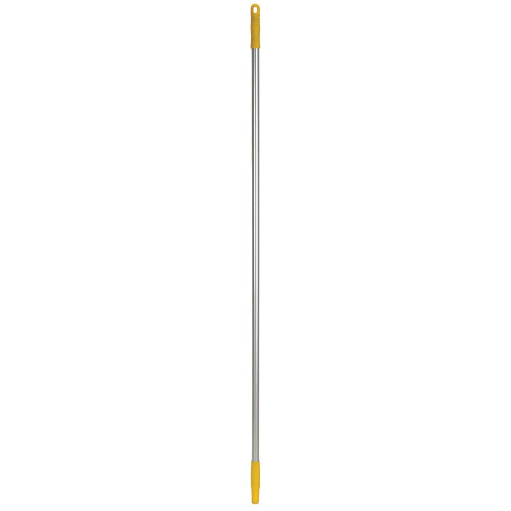 Broom/Squeegee Poles & Handles; Connection Type: European Threaded; Handle Length (Decimal Inch): 59; Telescoping: No; Handle Material: Aluminum; Color: Yellow; For Use With: Remco; Vikan Tools