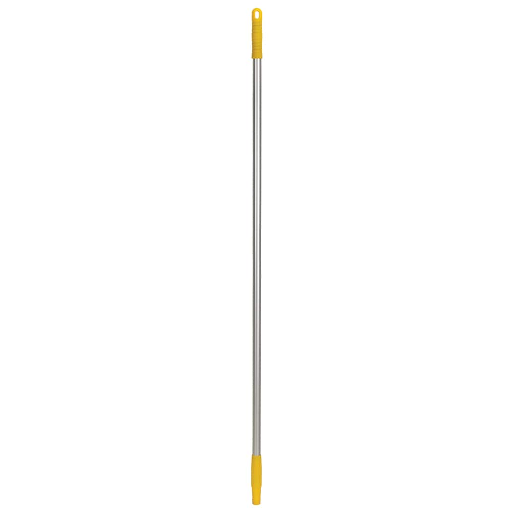 Broom/Squeegee Poles & Handles; Connection Type: European Threaded; Handle Length (Decimal Inch): 51; Telescoping: No; Handle Material: Aluminum; Color: Yellow; For Use With: Remco; Vikan Tools