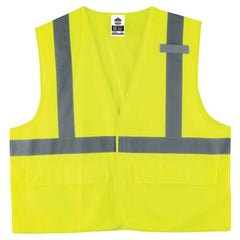 8225HL L/ XL Lime Standard Solid Vest Type R Class 2 - Benchmark Tooling