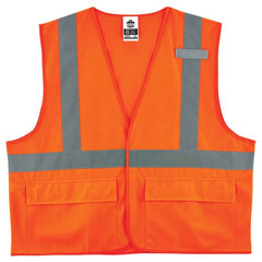 8225HL 2/3 XL Orange Standard Solid Vest Type R Class 2 - Benchmark Tooling