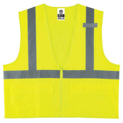 8225Z 4/5 XL Lime Standard Solid Vest Type R Class 2 - Benchmark Tooling