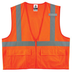 8225Z 2/3 XL Orange Standard Solid Vest Type R Class 2 - Benchmark Tooling