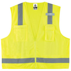 8249Z XS Lime Econ Surveyors Vest Type R Class 2 - Benchmark Tooling