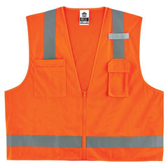 8249Z L/ XL Orange Econ Surveyors Vest Type R Class 2 - Benchmark Tooling