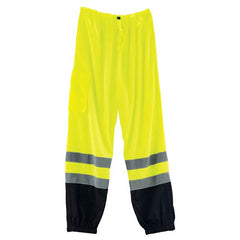 8910BK S/M Lime Sup Black Bott Pants Class E Hi Vis - Benchmark Tooling