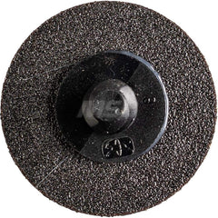 Quick-Change Disc: CDR, 2″ Disc Dia, 50 Grit, Silicon Carbide, Coated Gray, Polyester Backed, 3,800 RPM