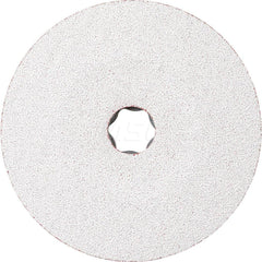 Fiber Disc: 5″ Disc Dia, 80 Grit, Ceramic Oxide