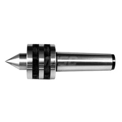 Live Center: Taper Shank, 1.4173″ Head Length 325 lb Workpiece Weight, 8,000 Max RPM, Standard Point