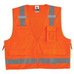 8250Z Glowear Surveyors Vest Org 2X/3X - Benchmark Tooling