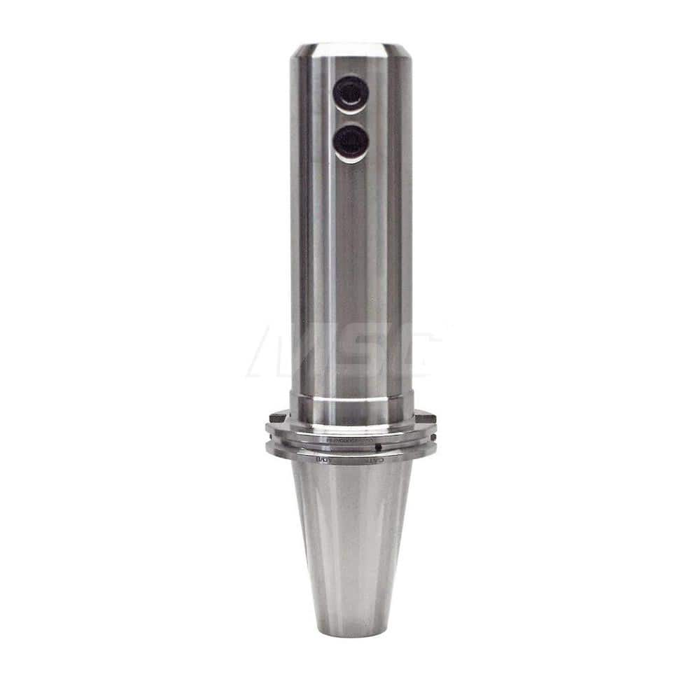 End Mill Holder: CAT50, 1-1/2″ Hole 8″ Projection, 2-1/2″ Nose Dia, Through Coolant