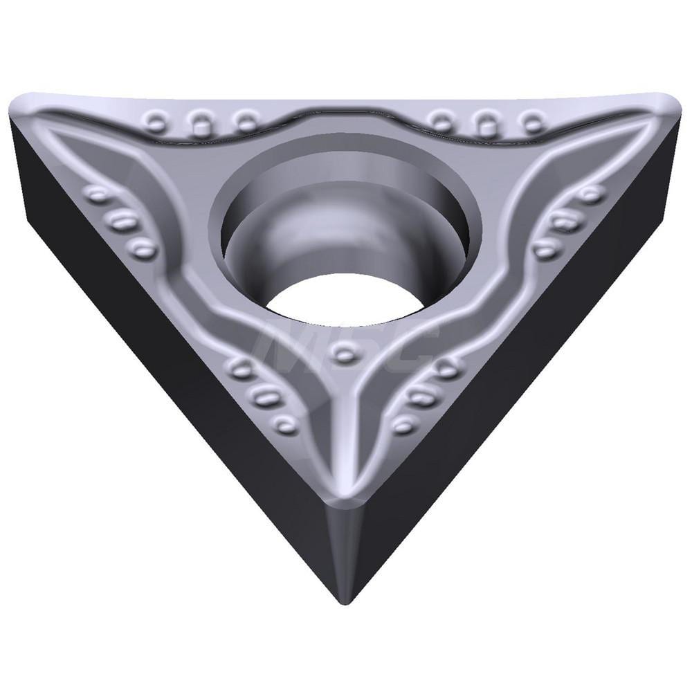 Turning Insert:  TCGT21.51MESI AC5005S,  Solid Carbide Absotech Finish,  0.4331″ Long,  1/4″ Inscribed Circle,  0.0157″ Corner Radius,  60.0 &deg N/A Series  AC5005S