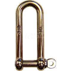 Shackle: Screw Pin Stainless Steel, 1/2″ Pin Dia