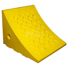 Polyurethane Wheel Chock: 7″ OAW, 6-1/4″ OAH