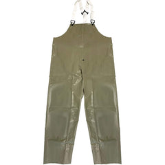 Louisiana Professional Wear - Rain & Chemical Wear; Garment Style: Bib Overall; Suspenders ; Garment Type: Chemical Resistant; Flame Resistant; Waterproof; Rain ; Material: Neoprene/Nylon ; Size: 2X-Large ; Color: Olive Dab Green ; Certification Type: AS - Exact Industrial Supply