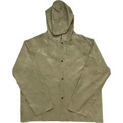 Louisiana Professional Wear - Rain & Chemical Wear; Garment Style: Rain Jacket ; Garment Type: Chemical Resistant; Flame Resistant; Waterproof; Rain ; Material: Neoprene/Nylon ; Size: 3X-Large ; Color: Olive Dab Green ; Certification Type: ASTM D6413; AS - Exact Industrial Supply