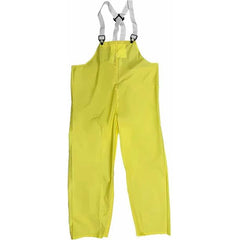 Louisiana Professional Wear - Rain & Chemical Wear; Garment Style: Bib Overall; Suspenders ; Garment Type: Flame Resistant; Waterproof; Rain ; Material: Nylon/Polyurethane ; Size: Medium ; Color: Lemon Yellow ; Certification Type: ASTM D6413 - Exact Industrial Supply