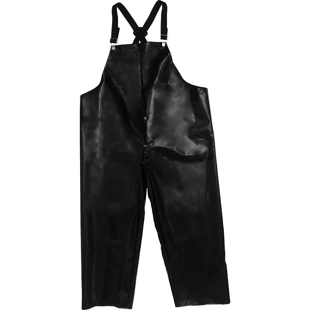 Louisiana Professional Wear - Rain & Chemical Wear; Garment Style: Bib Overall; Suspenders ; Garment Type: Cut Resistant; Waterproof; Rain ; Material: Thermoplastic Polyurethane/400 Denier Nylon ; Size: X-Small ; Color: Black ; Certification Type: NonHaz - Exact Industrial Supply