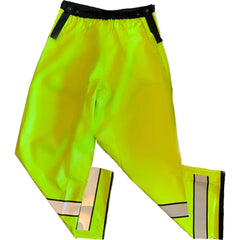 Louisiana Professional Wear - Rain & Chemical Wear; Garment Style: Rain Pants ; Garment Type: High Visibility; Rain; Waterproof ; Material: Polyurethane/Nylon ; Size: Medium ; Color: Fluorescent Yellow/Black ; Certification Type: ANSI/ISEA 107-2015 Class - Exact Industrial Supply