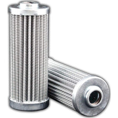 Replacement/Interchange Hydraulic Filter Element: Microglass, 10  µ Microglass