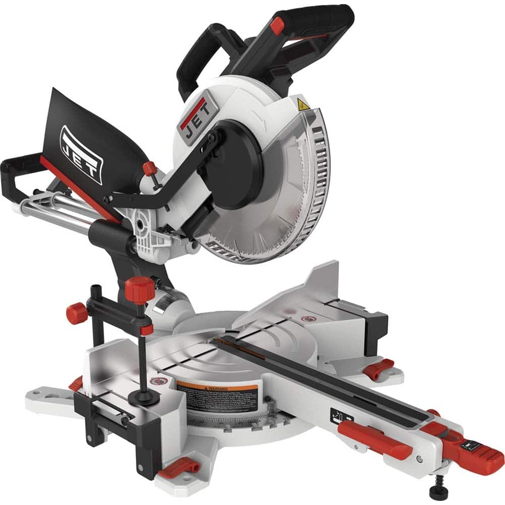 Jet - 115V 10" 15 Amp Double Bevel Sliding Miter Saw - Exact Industrial Supply