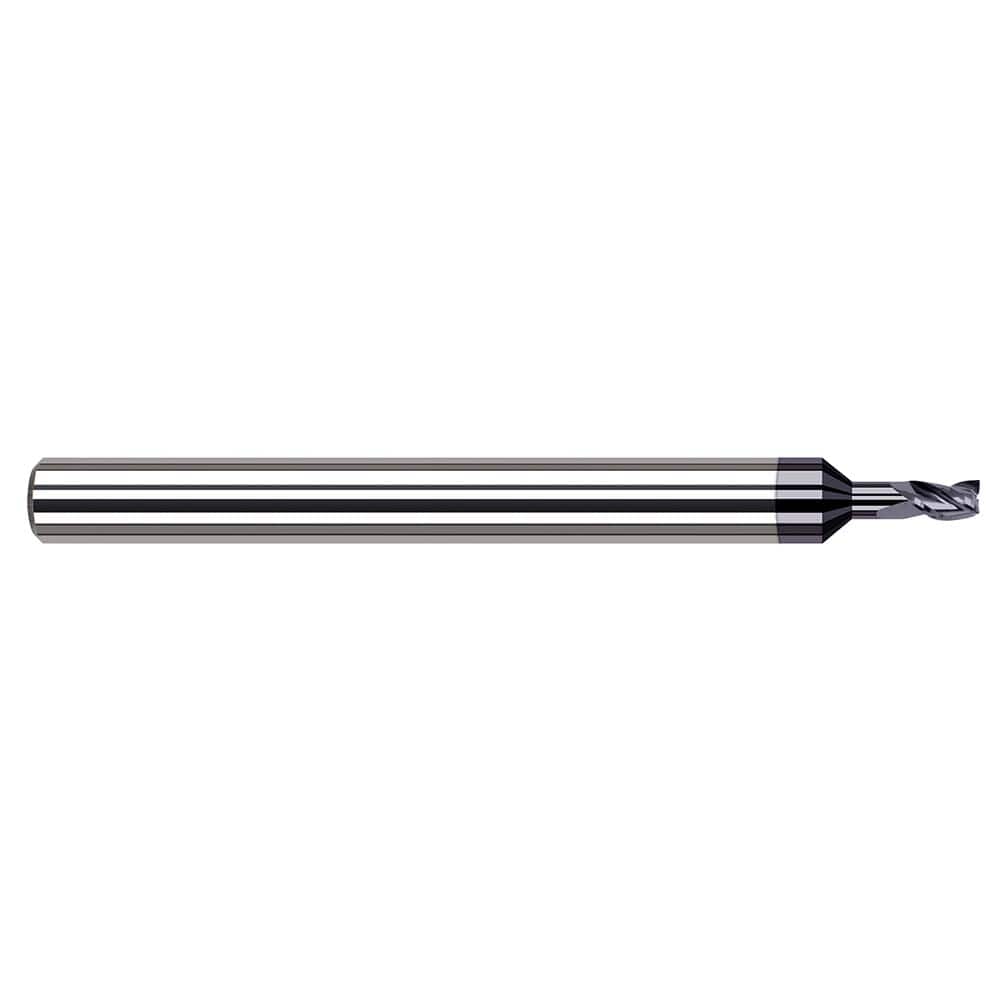 Harvey Tool - Square End Mills; Mill Diameter (Decimal Inch): 0.0800 ; Length of Cut (Decimal Inch): 0.1200 ; Material: Solid Carbide ; Finish/Coating: AlTiN ; Shank Diameter (Inch): 1/8 ; Single or Double End: Single - Exact Industrial Supply