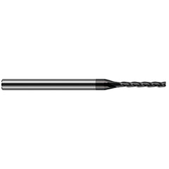 Harvey Tool - 0.06", 1/2" LOC, 1/8" Shank Diam, 2-1/2" OAL, 3 Flute Solid Carbide Square End Mill - Exact Industrial Supply